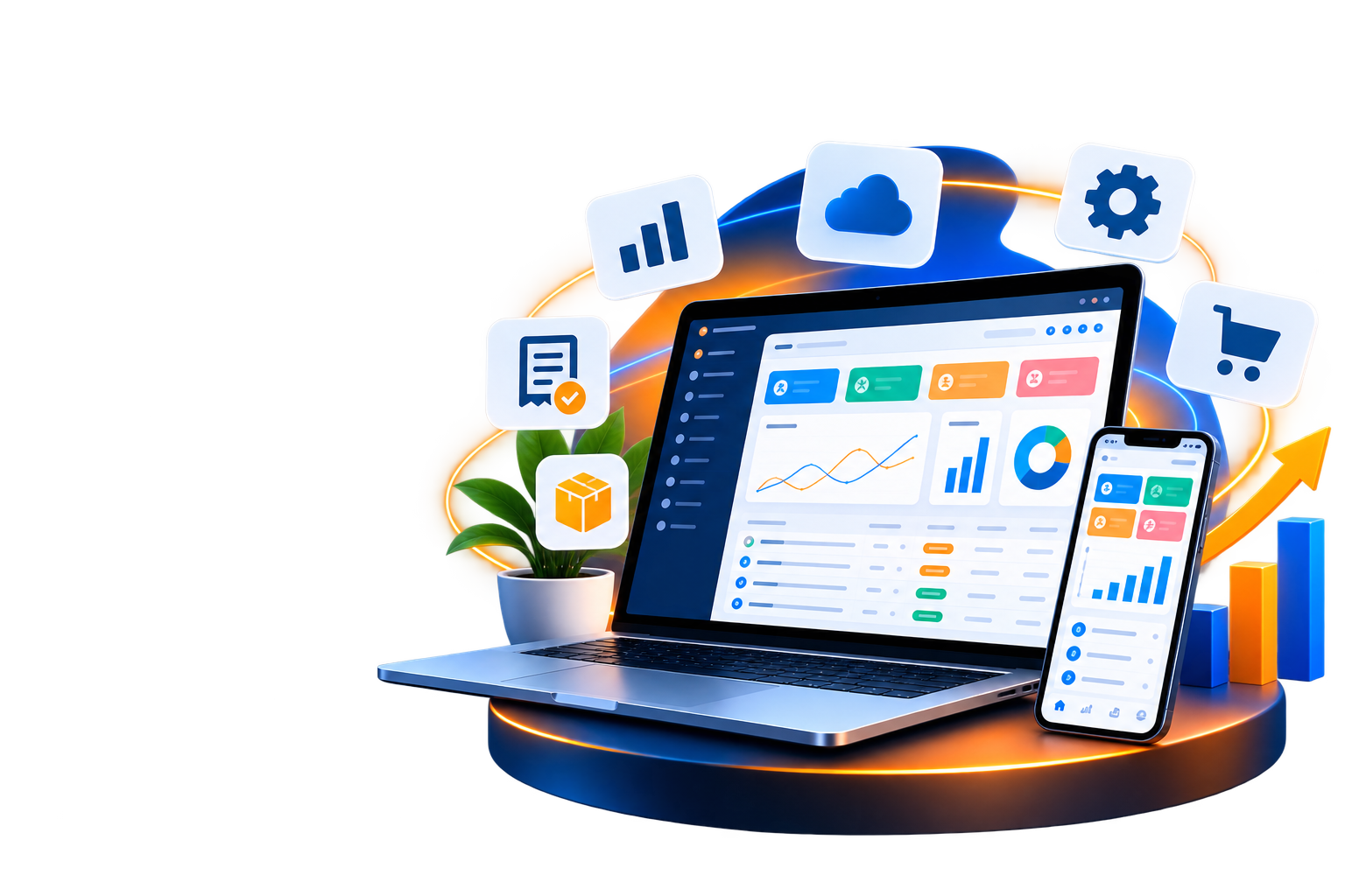 Vista de una solución empresarial de Perú Es Digital